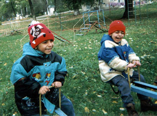 first visit with victor & dima (left to right)